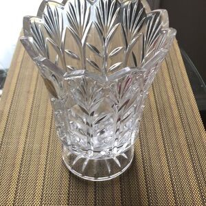 5th Avenue crystal vase and candle holder